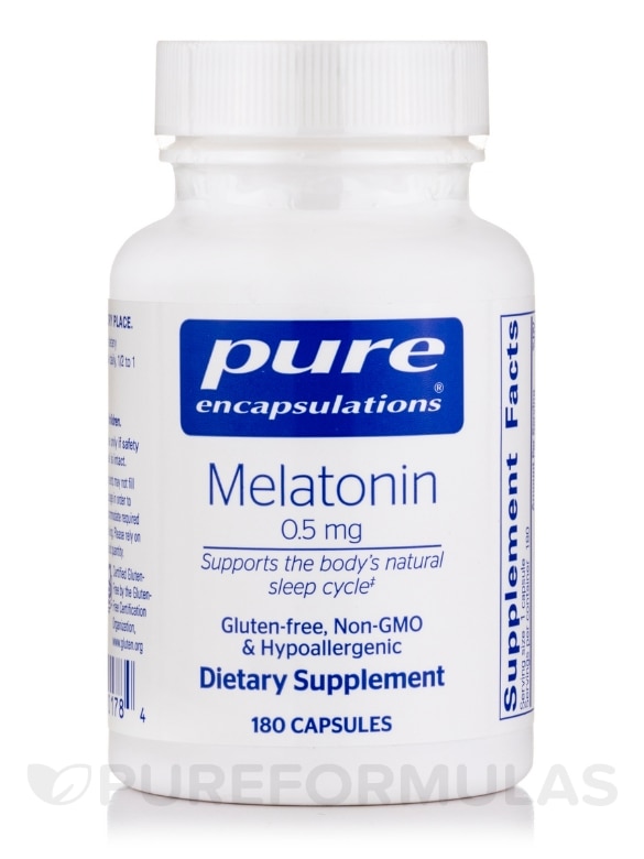 Melatonin 0.5 mg - 180 Capsules