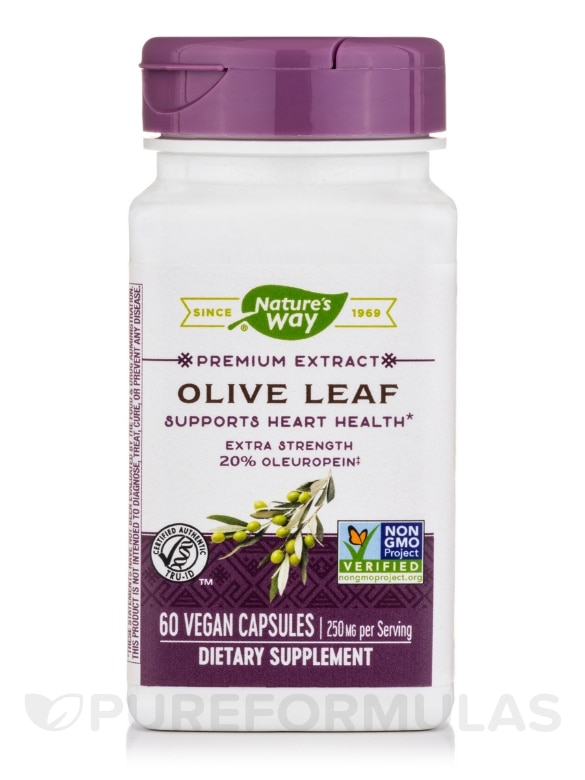 Olive Leaf (20% Oleuropein) - 60 Vegan Capsules