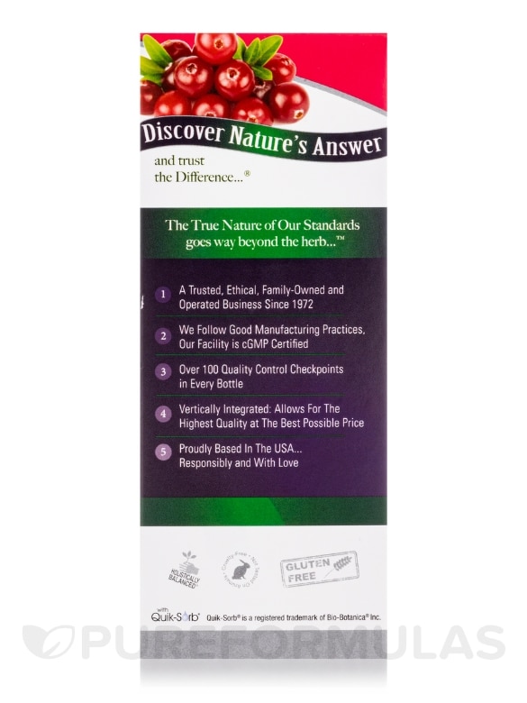 UT Answer (D-Mannose & Cranberry) - 4 fl. oz (120 ml) - Alternate View 6