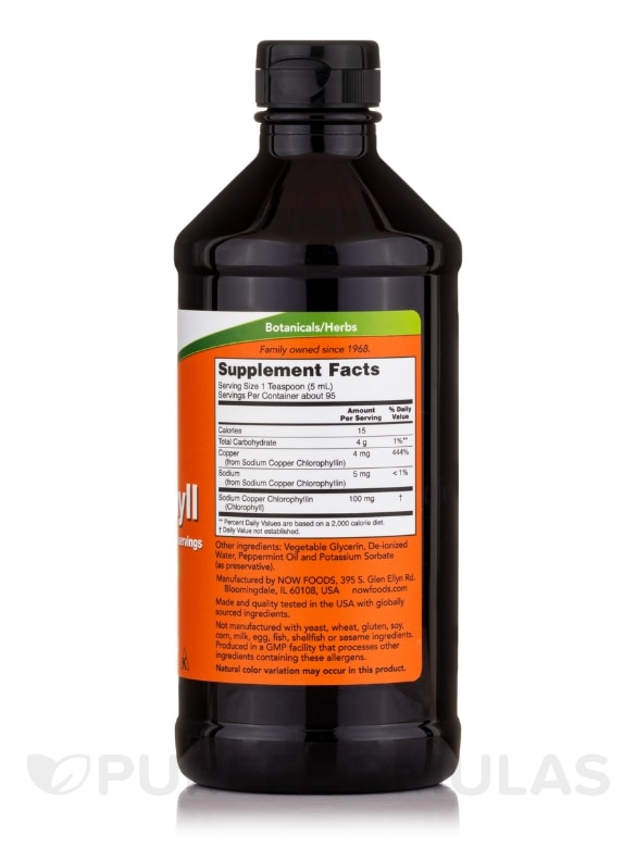 Liquid Chlorophyll Natural Mint Flavor - 16 fl. oz (473 ml) - Alternate View 1