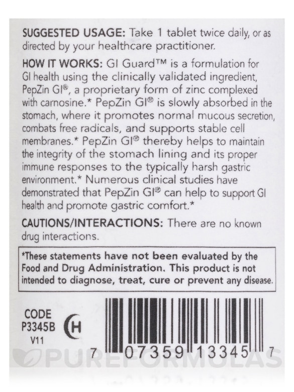 GI Guard™ AM - 60 Tablets - Alternate View 4