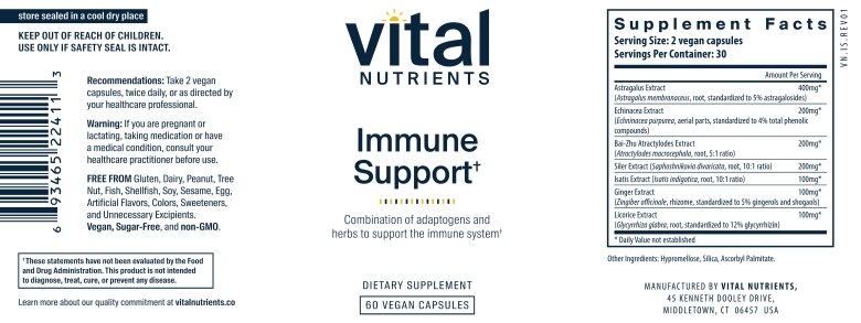 Immune Support - 60 Capsules - Alternate View 4