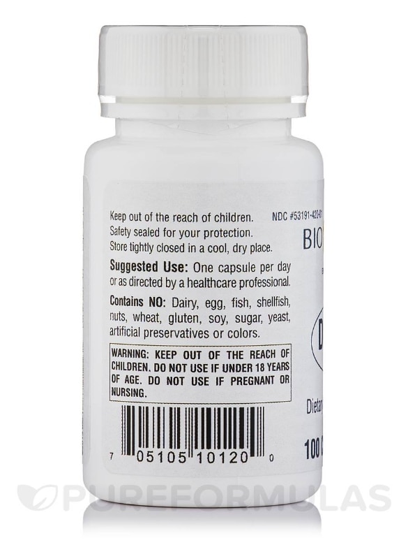DHEA 5 mg - 100 Capsules - Alternate View 2