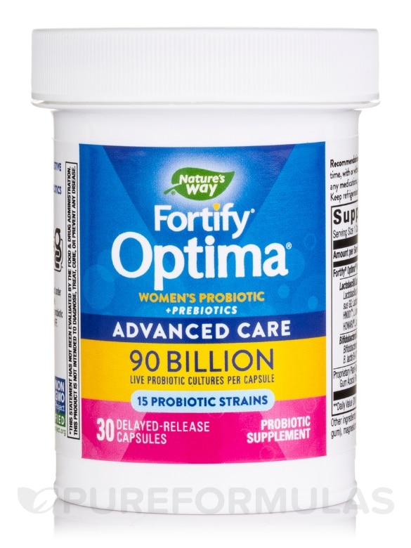 Fortify™ Optima® Women's Probiotic 90 Billion - 30 Vegetarian Capsules - Alternate View 2