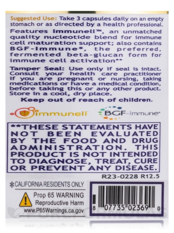Nucleo Immune™ - 90 Plant-Source Capsules - Alternate View 6