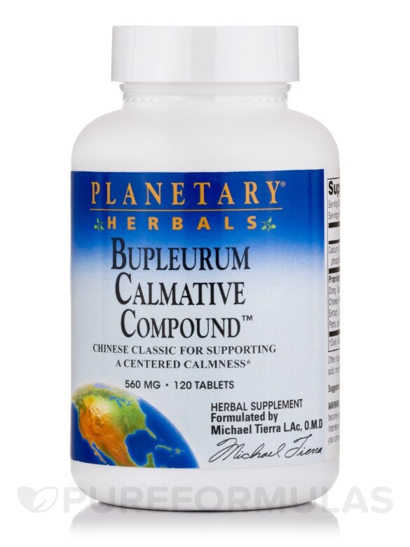 Bupleurum Calmative Compound 550 mg - 120 Tablets