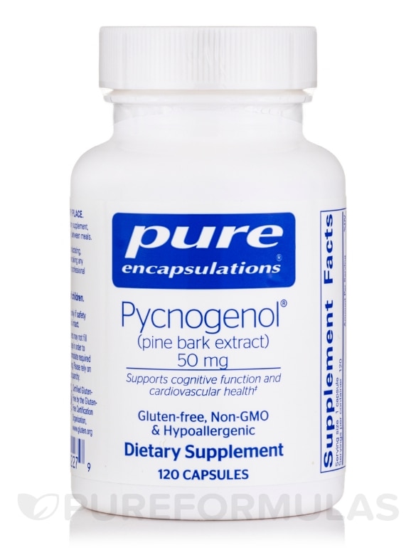 Pycnogenol® (Pine Bark Extract) 50 mg - 120 Capsules