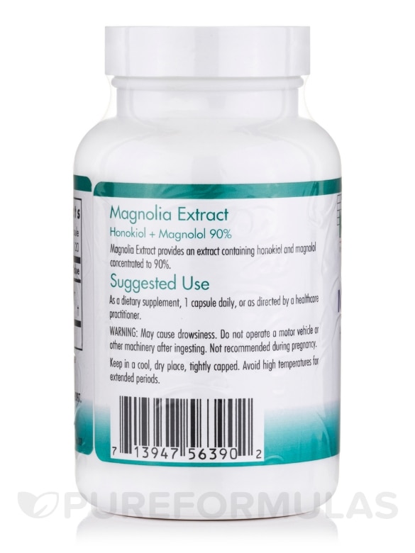 Magnolia Extract - 120 Vegetarian Capsules - Alternate View 2
