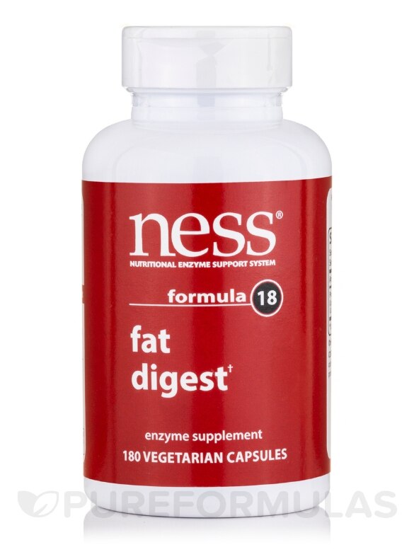 Fat Digest (Formula 18) - 180 Vegetarian Capsules