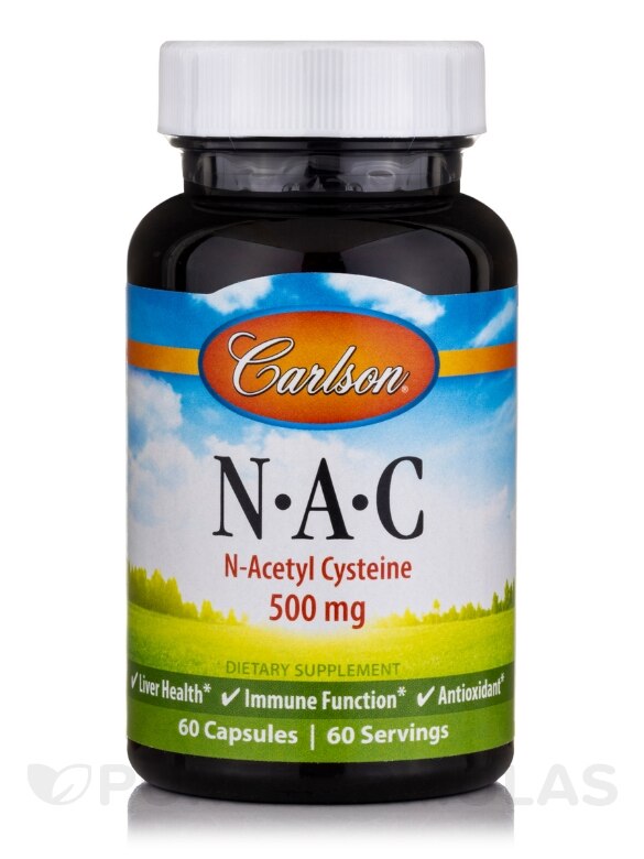 NAC N-Acetyl Cysteine 500 mg - 60 Capsules