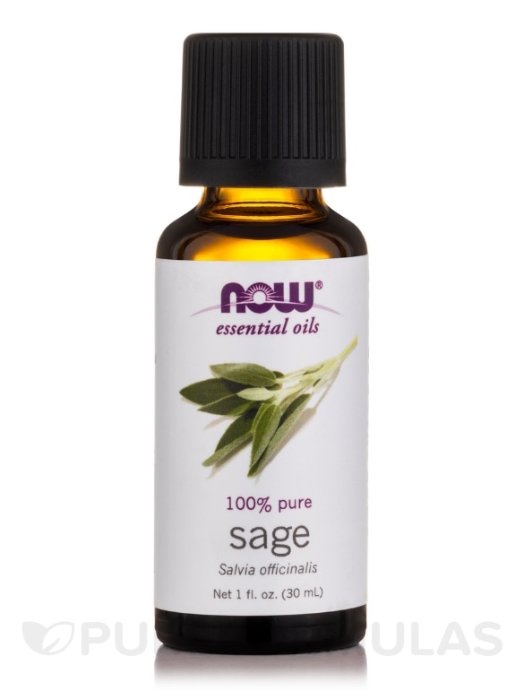 NOW® Essential Oils - Sage Oil - 1 fl. oz (30 ml)