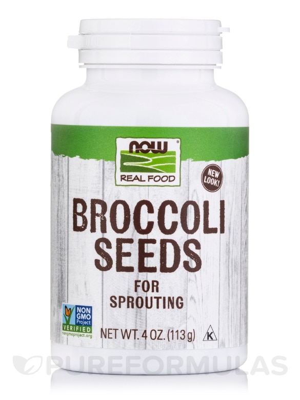 NOW Real Food® - Broccoli Seeds - 4 oz (113 Grams)