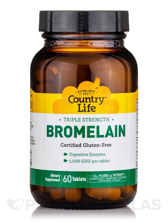 Natural Bromelain 500 mg - 60 Tablets