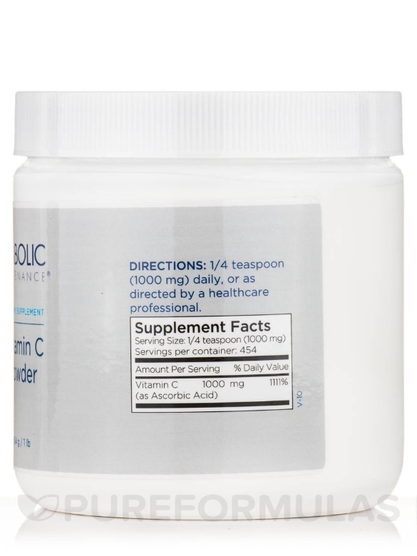 Vitamin C Powder - 1 lb (454 Grams) - Alternate View 1