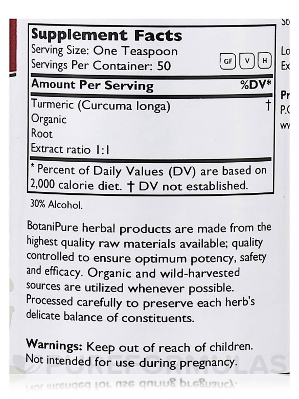 Turmeric (Curcuma longa) - 8.4 fl. oz (250 ml) - Alternate View 4
