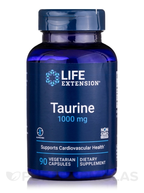 Taurine 1000 mg - 90 Vegetarian Capsules