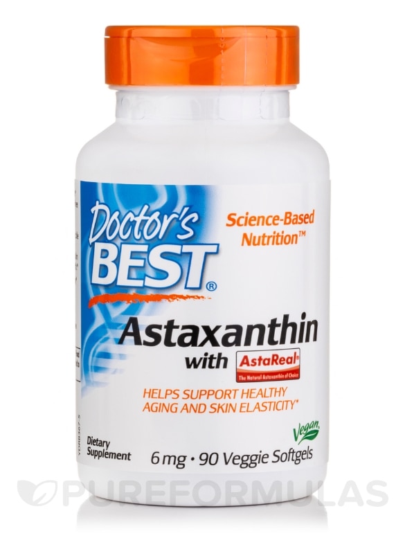 Astaxanthin with AstaPure® 6 mg - 90 Veggie Softgels