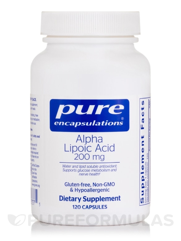 Alpha Lipoic Acid 200 mg - 120 Capsules