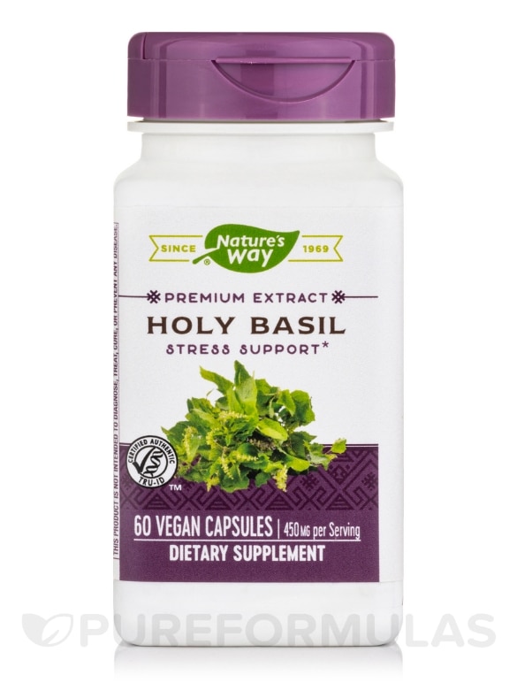 Holy Basil Standardized - 60 Vegetarian Capsules