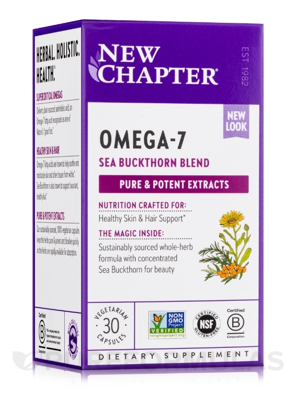 Omega-7: Sea Buckthorn Blend - 30 Vegetarian Capsules