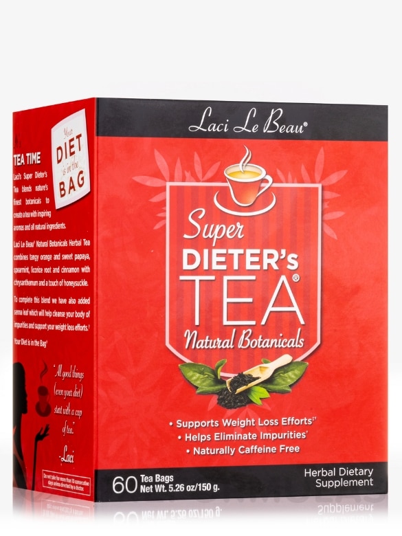 Super Dieter's Tea All Natural Botanicals - 60 Tea Bags