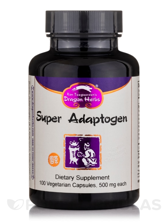 Super Adaptogen 500 mg - 100 Vegetarian Capsules
