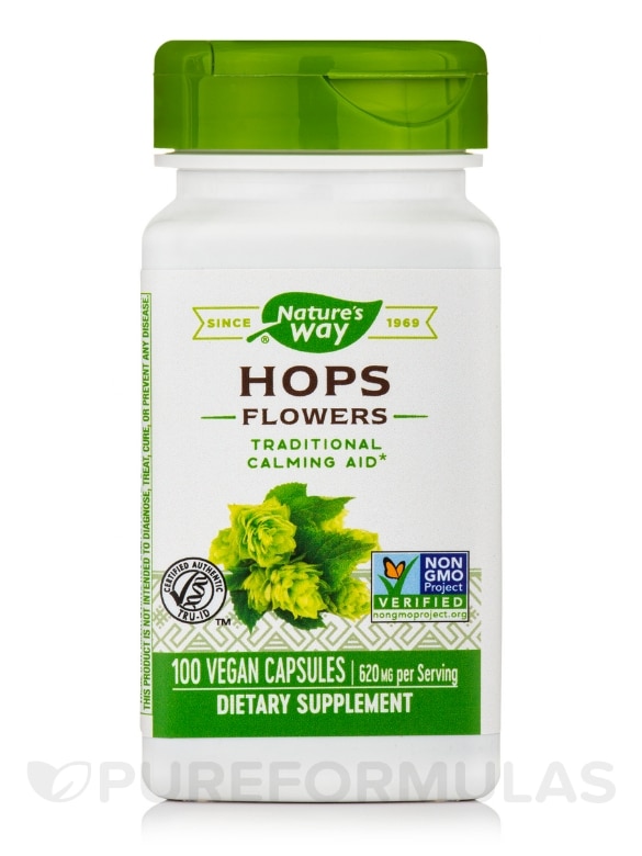 Hops Flowers - 100 Vegan Capsules