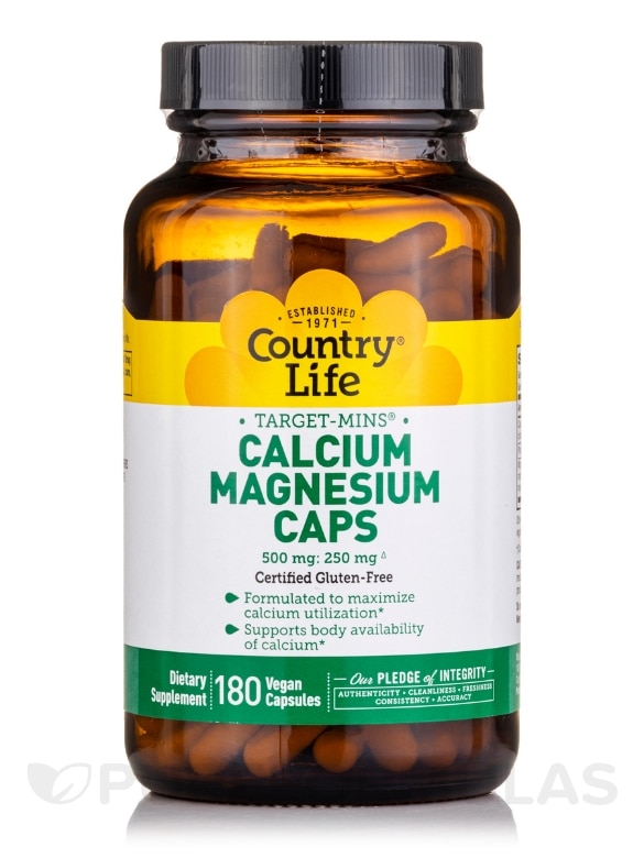 Target-Mins Cal/Mag - 180 Vegetarian Capsules