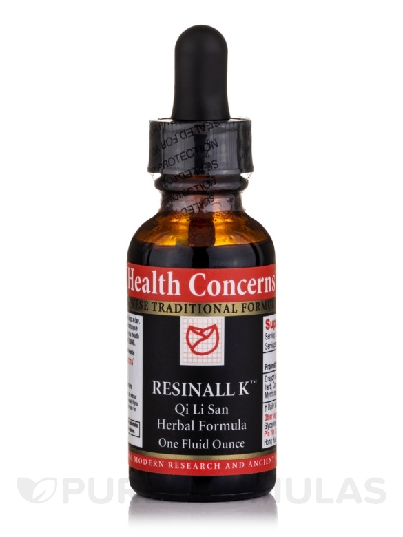 Resinall K (Qi Li San Herbal Supplement) - 1 fl. oz