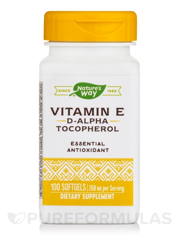 Vitamin E 400 IU (D-Alpha Tocopherol) - 100 Softgels