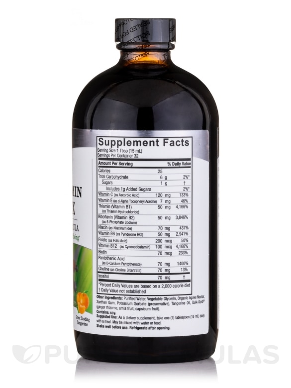 Liquid Vitamin B-Complex - 16 fl. oz (480 ml) - Alternate View 1