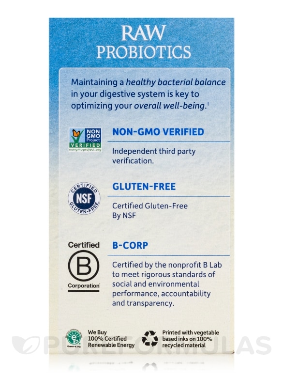 Raw Probiotics Men 50 & Wiser - 90 Vegetarian Capsules - Alternate View 5