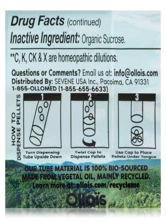 Organic, Lactose-Free Nux Vomica 30c - 80 Pellets - Alternate View 6