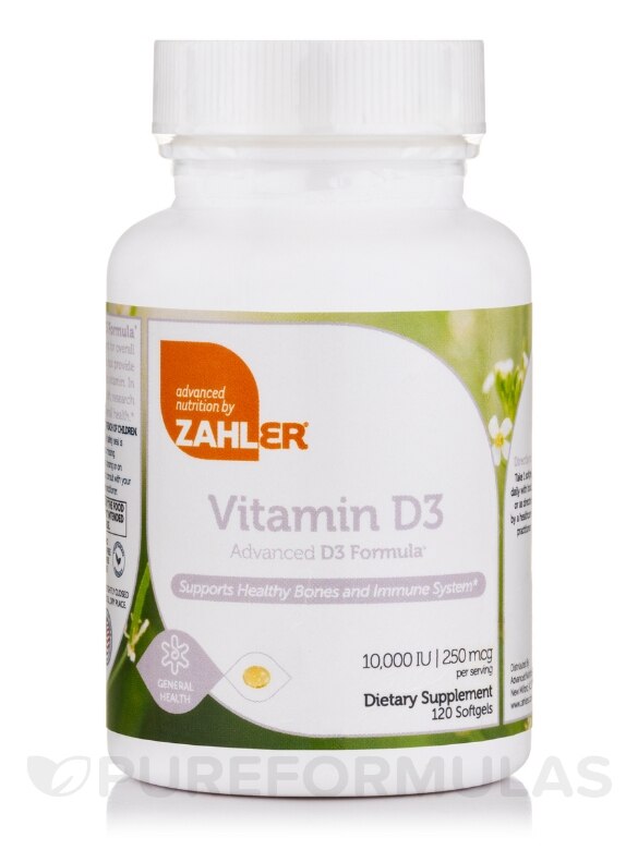 Vitamin D3 10,000 IU - 120 Softgels