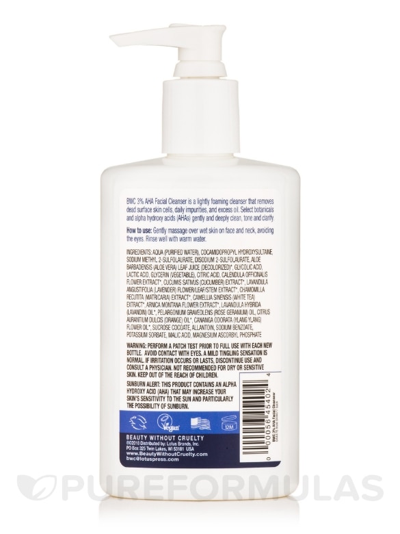 Facial Cleanser 3% AHA Complex - 8.5 fl. oz (250 ml) - Alternate View 1