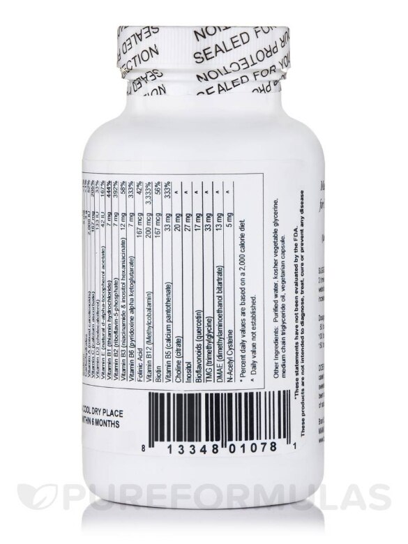 Spectrum Support II Vitamins (with PAK) - Part A - 180 Liquid-Capsules - Alternate View 2