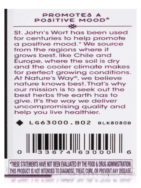 St. John's Wort Standardized - 90 Vegan Capsules - Alternate View 6