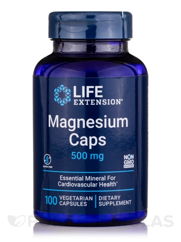 Magnesium Caps 500 mg - 100 Vegetarian Capsules