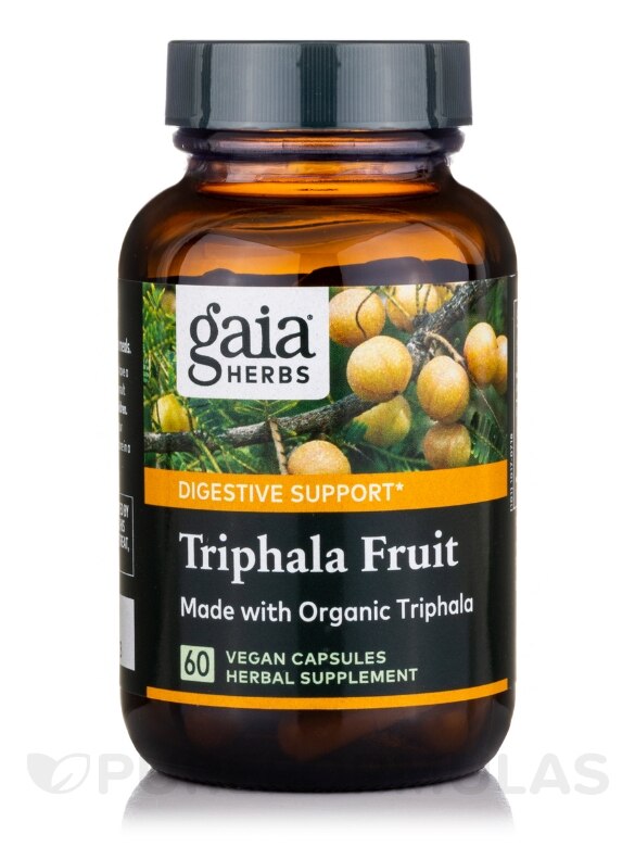 Triphala Fruit - 60 Vegan Capsules - Alternate View 2