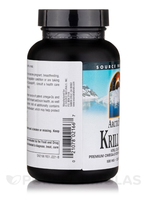 ArcticPure® Krill Oil 500 mg - 120 Softgels - Alternate View 3