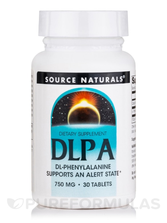 DLPA (DL-Phenylalanine) 750 mg - 30 Tablets