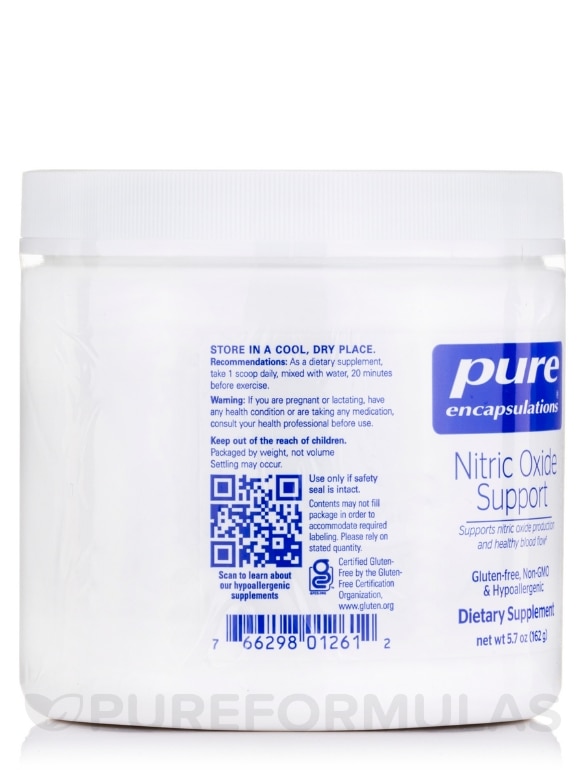 Nitric Oxide Support - 5.7 oz (162 Grams) - Alternate View 3