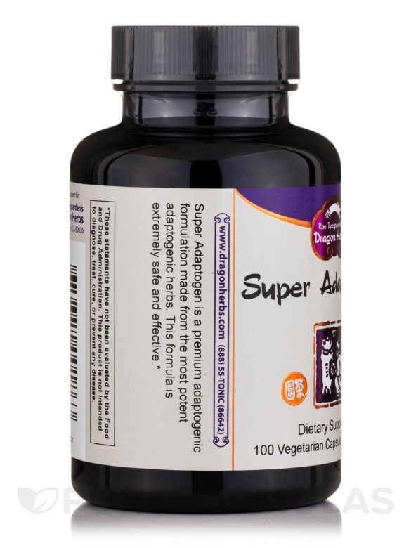 Super Adaptogen 500 mg - 100 Vegetarian Capsules - Alternate View 3