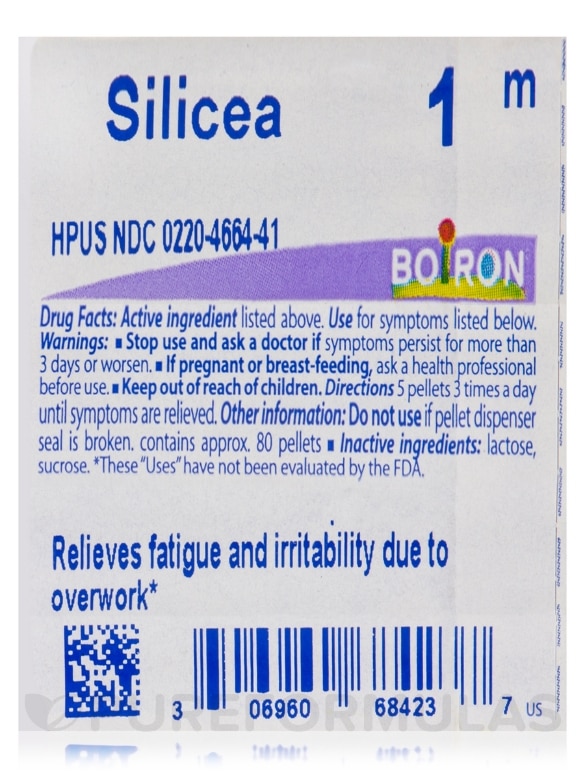 Silicea 1m - 1 Tube (approx. 80 pellets) - Alternate View 4