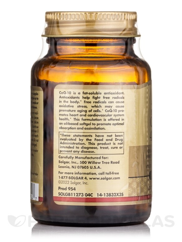 Megasorb CoQ-10 400 mg - 30 Softgels - Alternate View 3