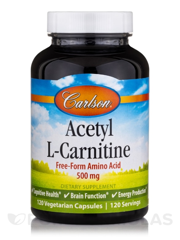 Acetyl L-Carnitine 500 mg - 120 Capsules