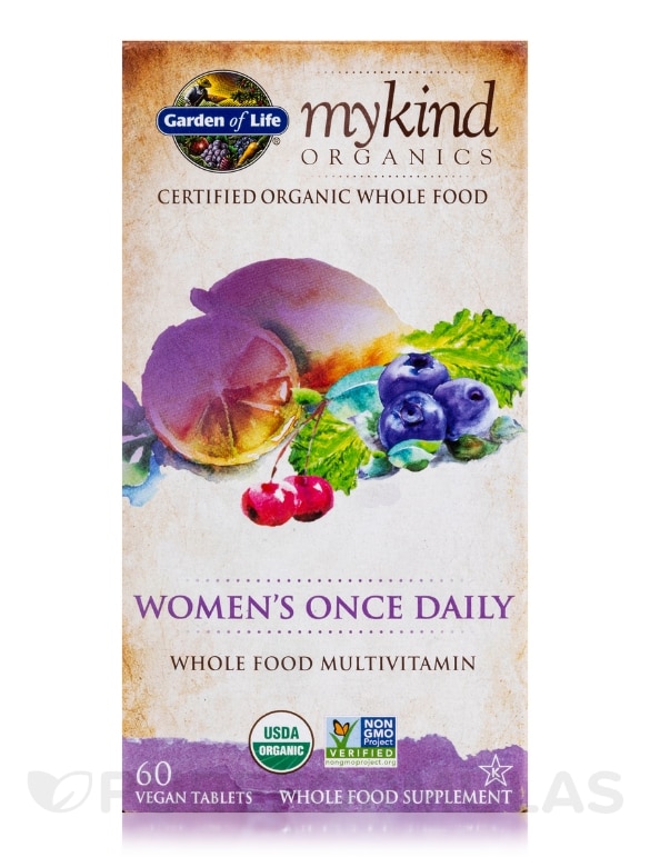 mykind Organics Women's Once Daily - 60 Vegan Tablets - Alternate View 3