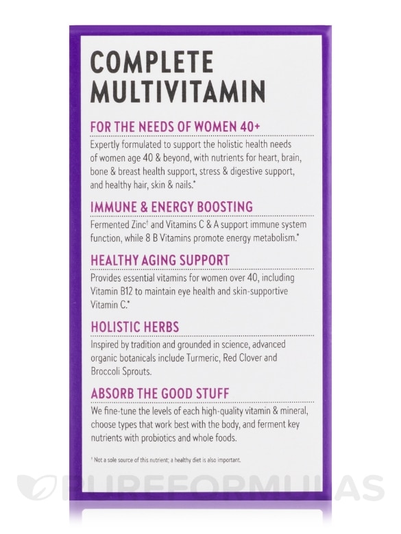 Every Woman's One Daily 40+ Multivitamin - 24 Vegetarian Tablets - Alternate View 6