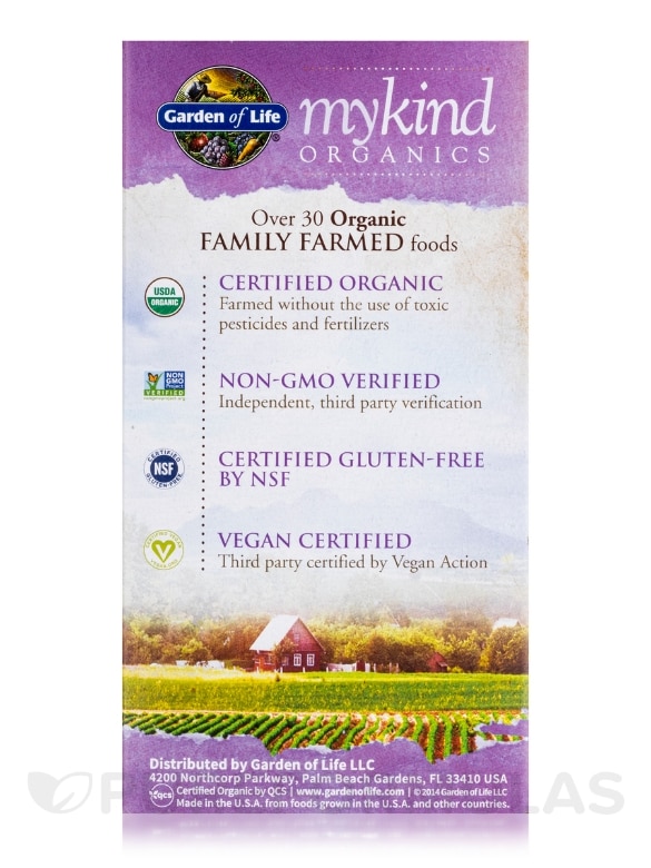 mykind Organics Women's Once Daily - 60 Vegan Tablets - Alternate View 5