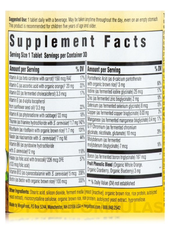 Kids One Daily Multivitamin - 30 Tablets - Alternate View 5